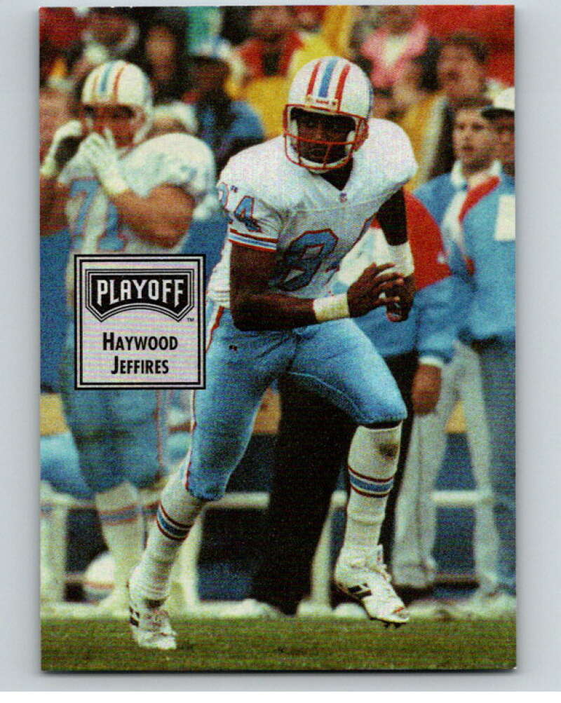 1993 Playoff Contenders #19 Haywood Jeffires  Houston Oilers  V92606 Image 1