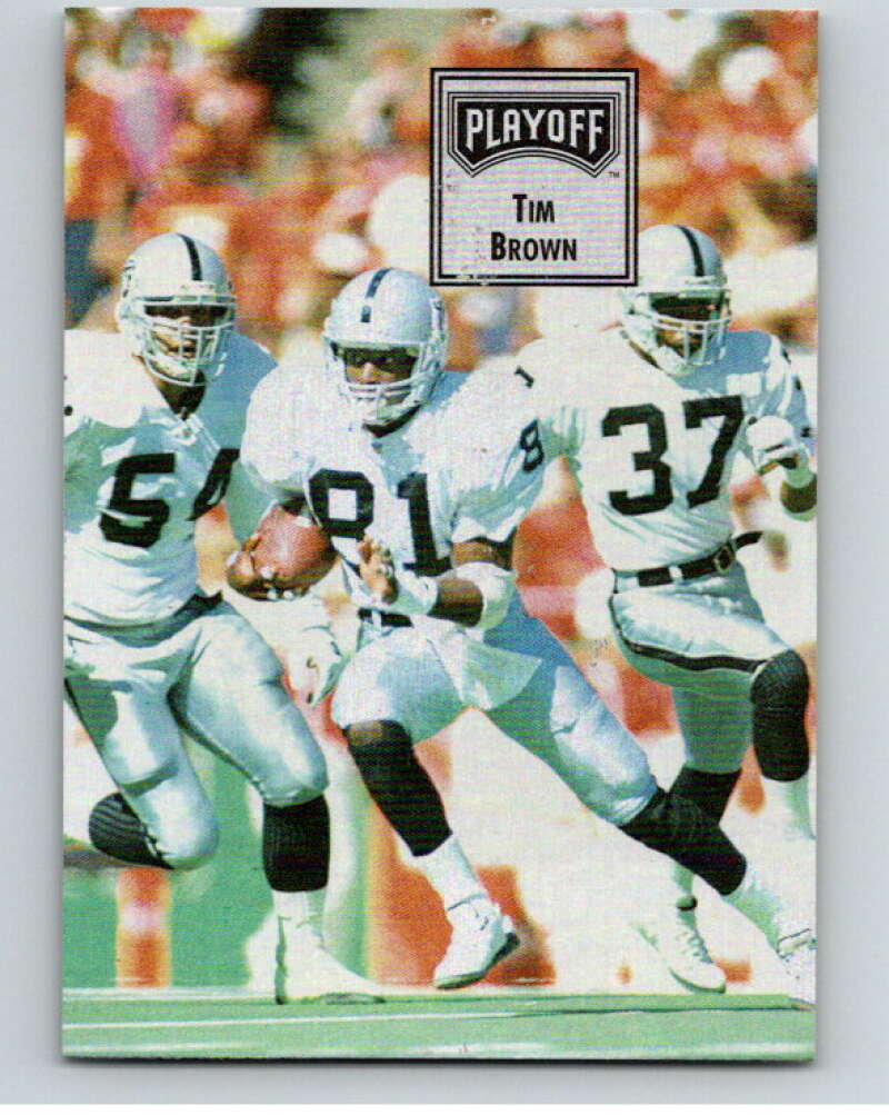 1993 Playoff Contenders #21 Tim Brown  Los Angeles Raiders  V92607 Image 1