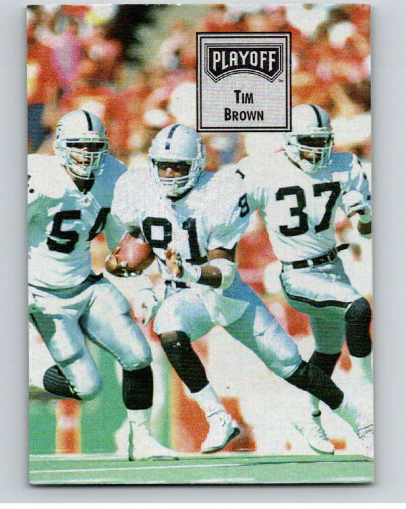 1993 Playoff Contenders #21 Tim Brown  Los Angeles Raiders  V92608 Image 1
