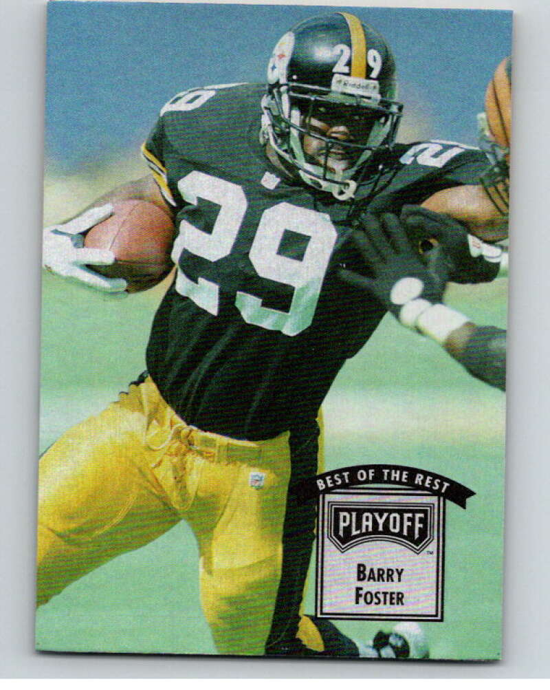1993 Playoff Contenders #29 Barry Foster  Pittsburgh Steelers  V92620 Image 1