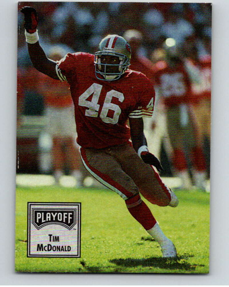 1993 Playoff Contenders #31 Tim McDonald  San Francisco 49ers  V92622 Image 1