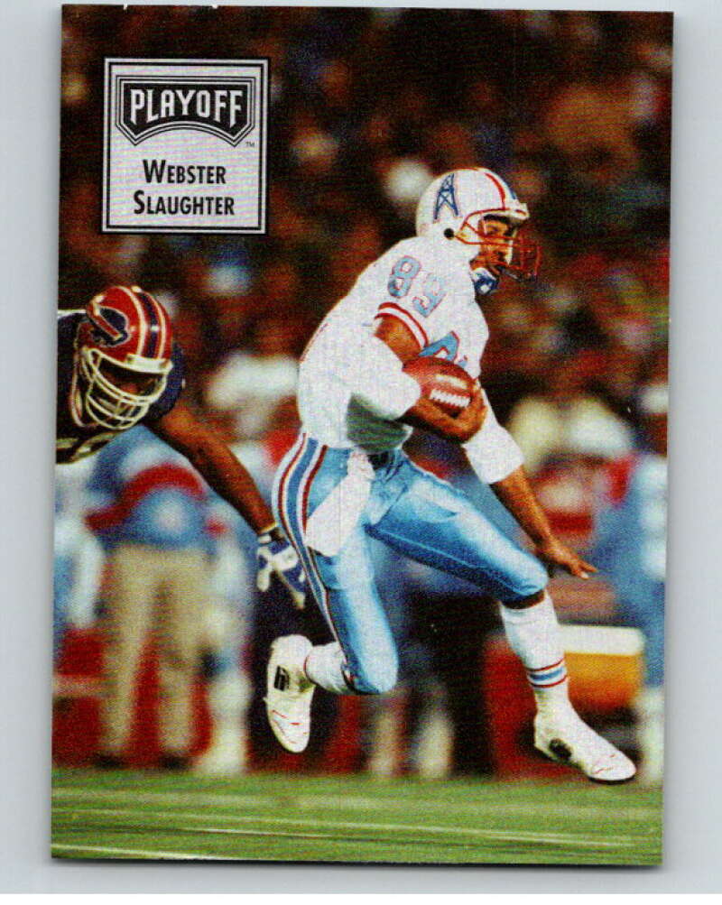 1993 Playoff Contenders #78 Webster Slaughter  Houston Oilers  V92670 Image 1