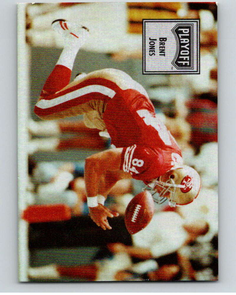 1993 Playoff Contenders #91 Brent Jones  San Francisco 49ers  V92682 Image 1
