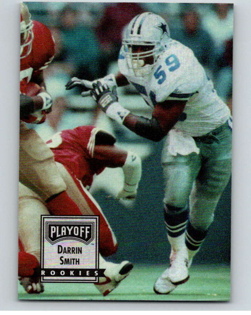 1993 Playoff Contenders #96 Darrin Smith  RC Rookie Dallas Cowboys  V92687 Image 1