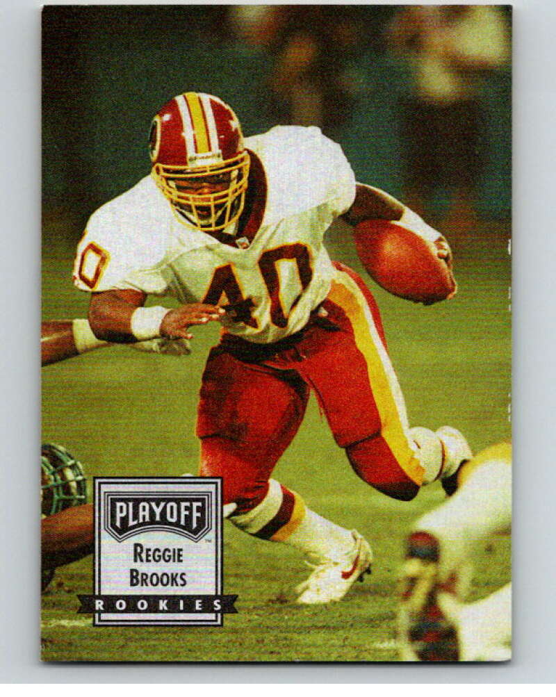 1993 Playoff Contenders #97 Reggie Brooks  RC Rookie Washington Redskins  V92689 Image 1