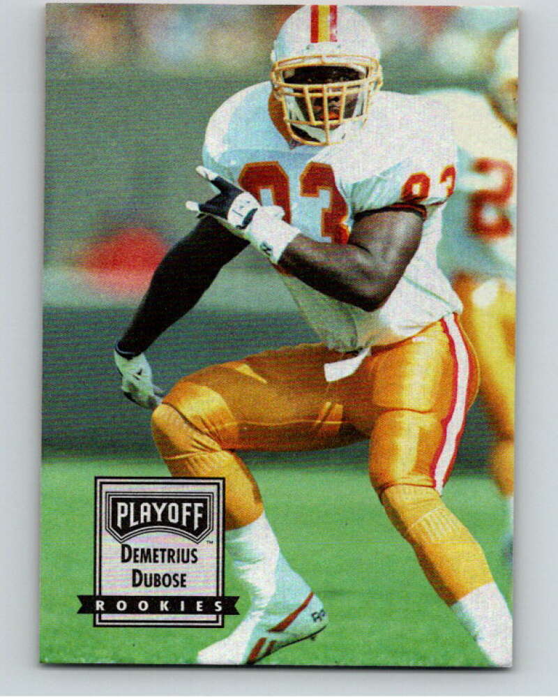 1993 Playoff Contenders #98 Demetrius DuBose RC Rookie Buccaneers  V92690 Image 1