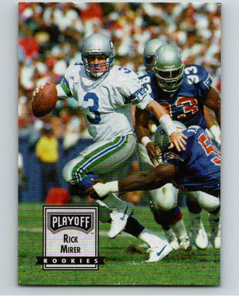 1993 Playoff Contenders #100 Rick Mirer  RC Rookie Seattle Seahawks  V92692 Image 1