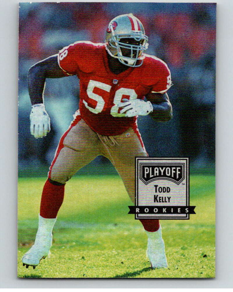 1993 Playoff Contenders #103 Todd Kelly  RC Rookie San Francisco 49ers  V92697 Image 1