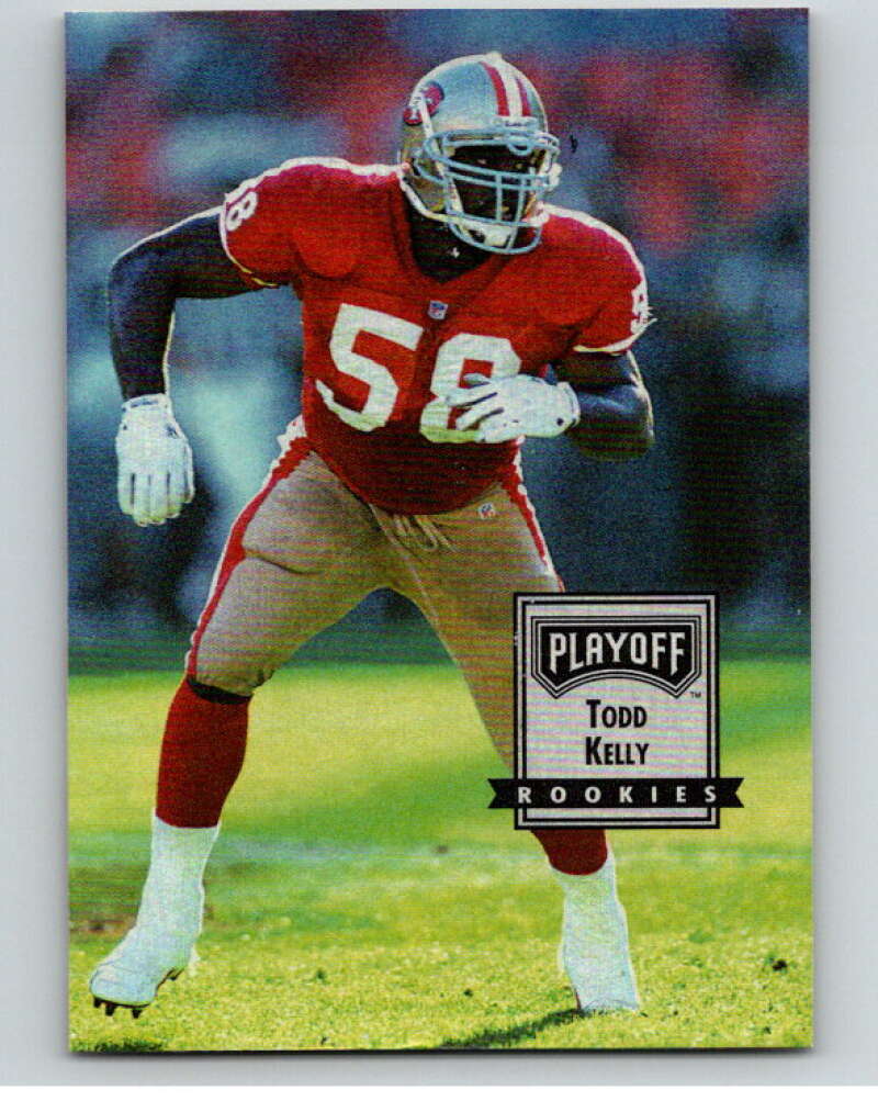 1993 Playoff Contenders #103 Todd Kelly  RC Rookie San Francisco 49ers  V92698 Image 1