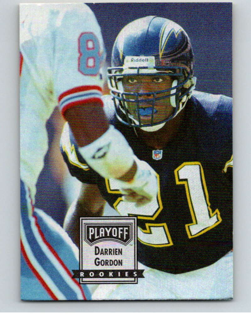 1993 Playoff Contenders #105 Darrien Gordon  RC Rookie San Diego Chargers  V92700 Image 1