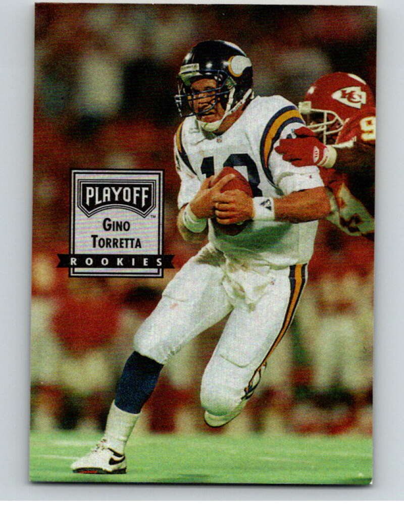 1993 Playoff Contenders #118 Gino Torretta  RC Rookie Minnesota Vikings  V92716 Image 1