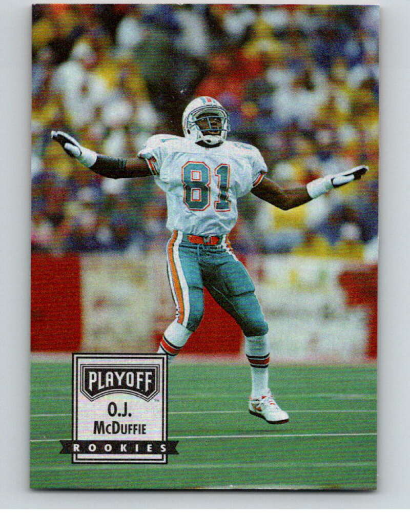 1993 Playoff Contenders #121 O.J.McDuffie  RC Rookie Miami Dolphins  V92719 Image 1