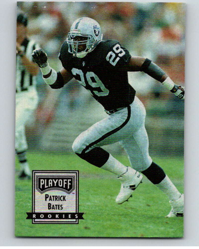 1993 Playoff Contenders #125 Patrick Bates  RC Rookie Los Angeles Raiders  V92722 Image 1