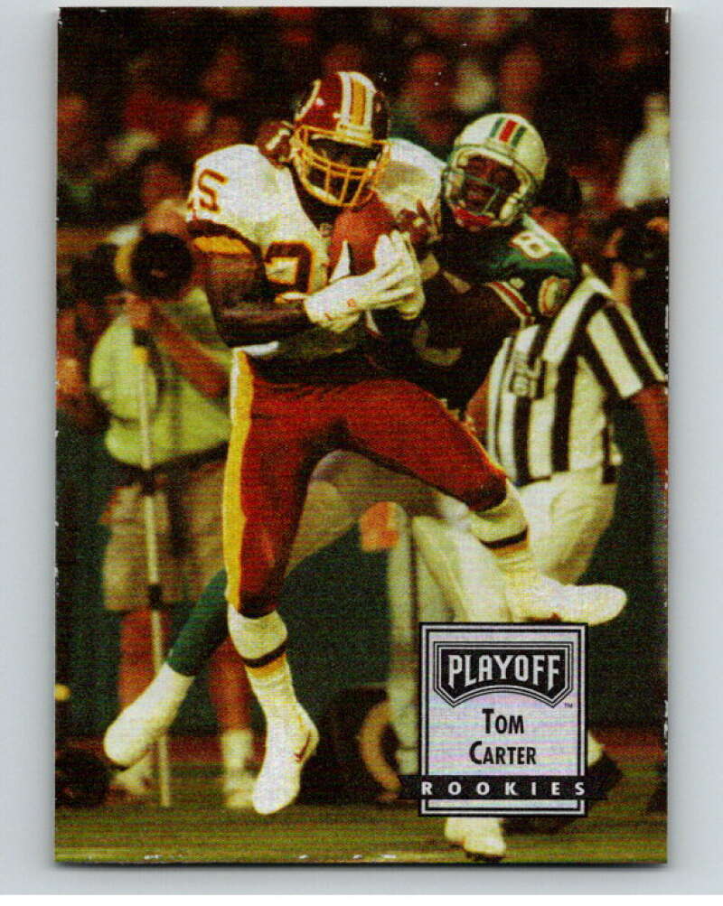 1993 Playoff Contenders #127 Tom Carter  RC Rookie Washington Redskins  V92724 Image 1