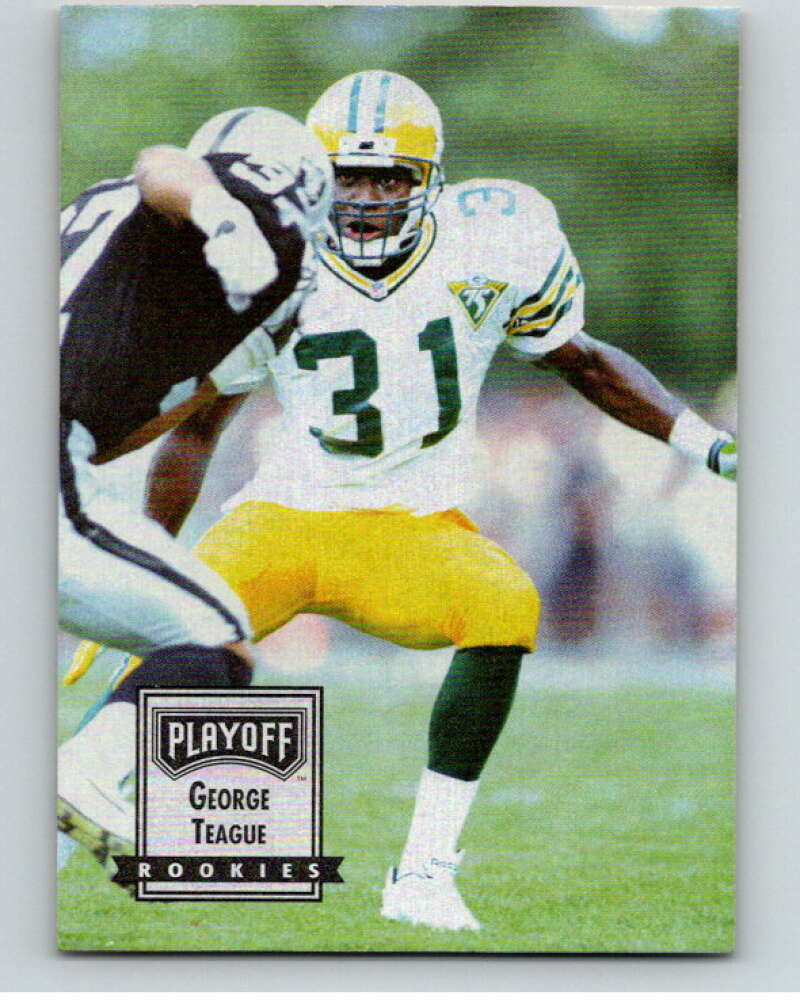 1993 Playoff Contenders #130 George Teague  RC Rookie Green Bay Packers  V92727 Image 1