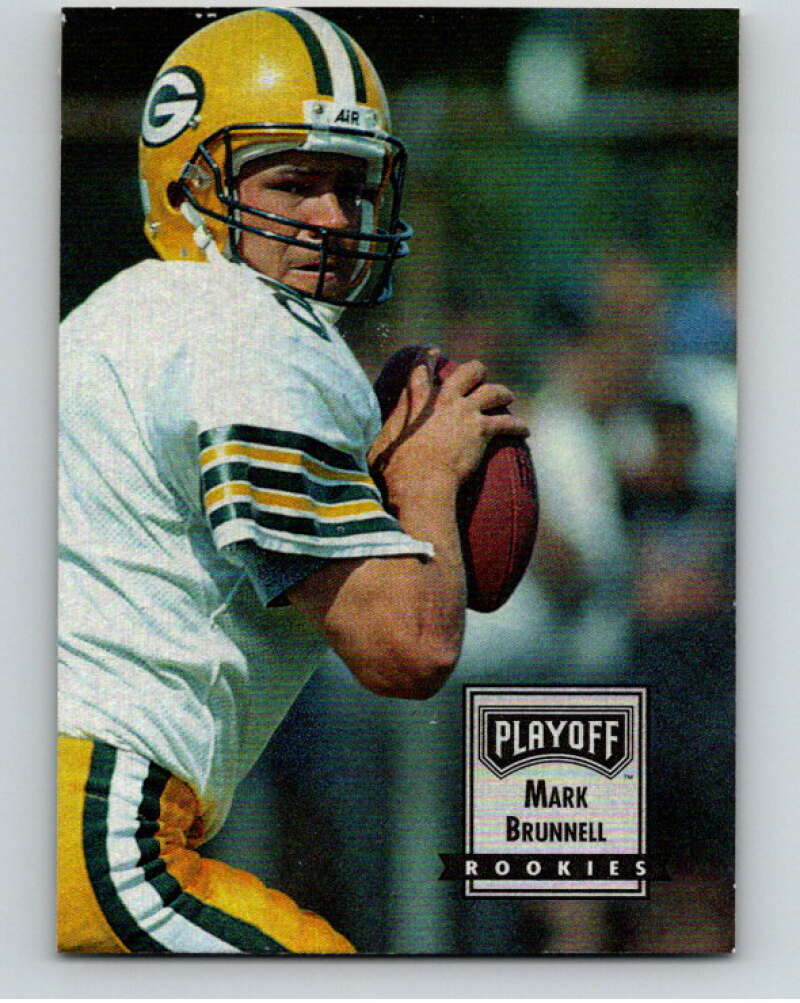 1993 Playoff Contenders #132 Mark Brunell  RC Rookie Green Bay Packers  V92729 Image 1