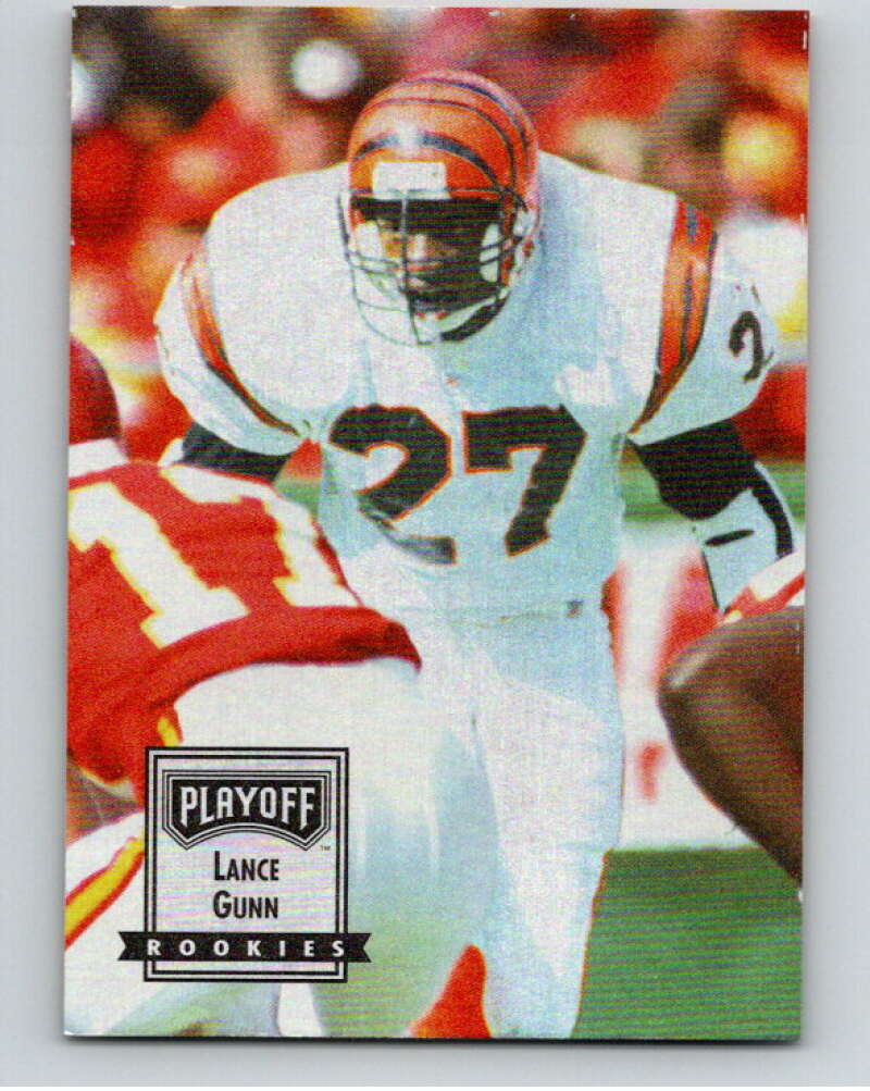 1993 Playoff Contenders #139 Lance Gunn  RC Rookie Cincinnati Bengals  V92736 Image 1