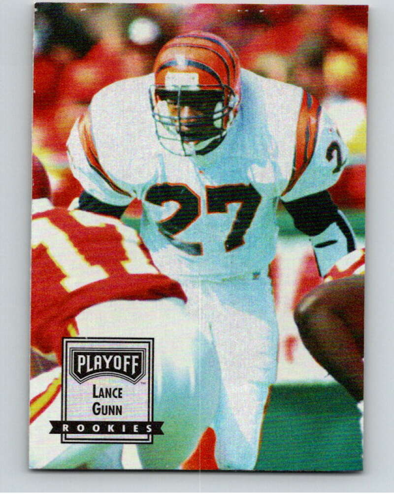 1993 Playoff Contenders #139 Lance Gunn  RC Rookie Cincinnati Bengals  V92737 Image 1