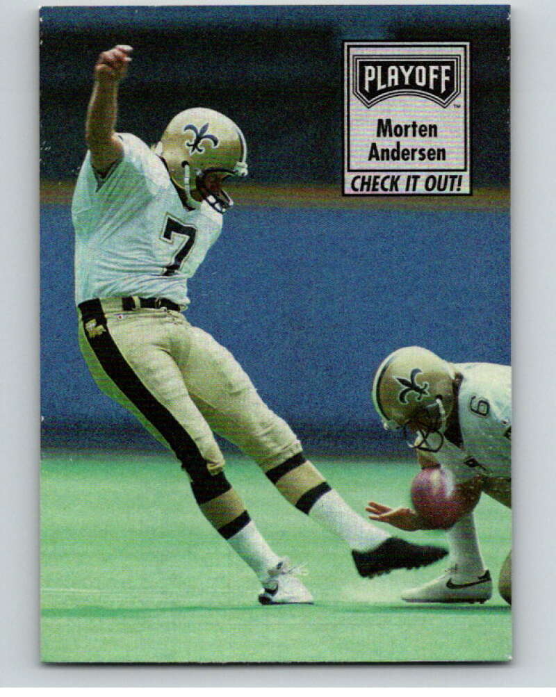 1993 Playoff Contenders #148 Morten Andersen CL  New Orleans Saints  V92750 Image 1