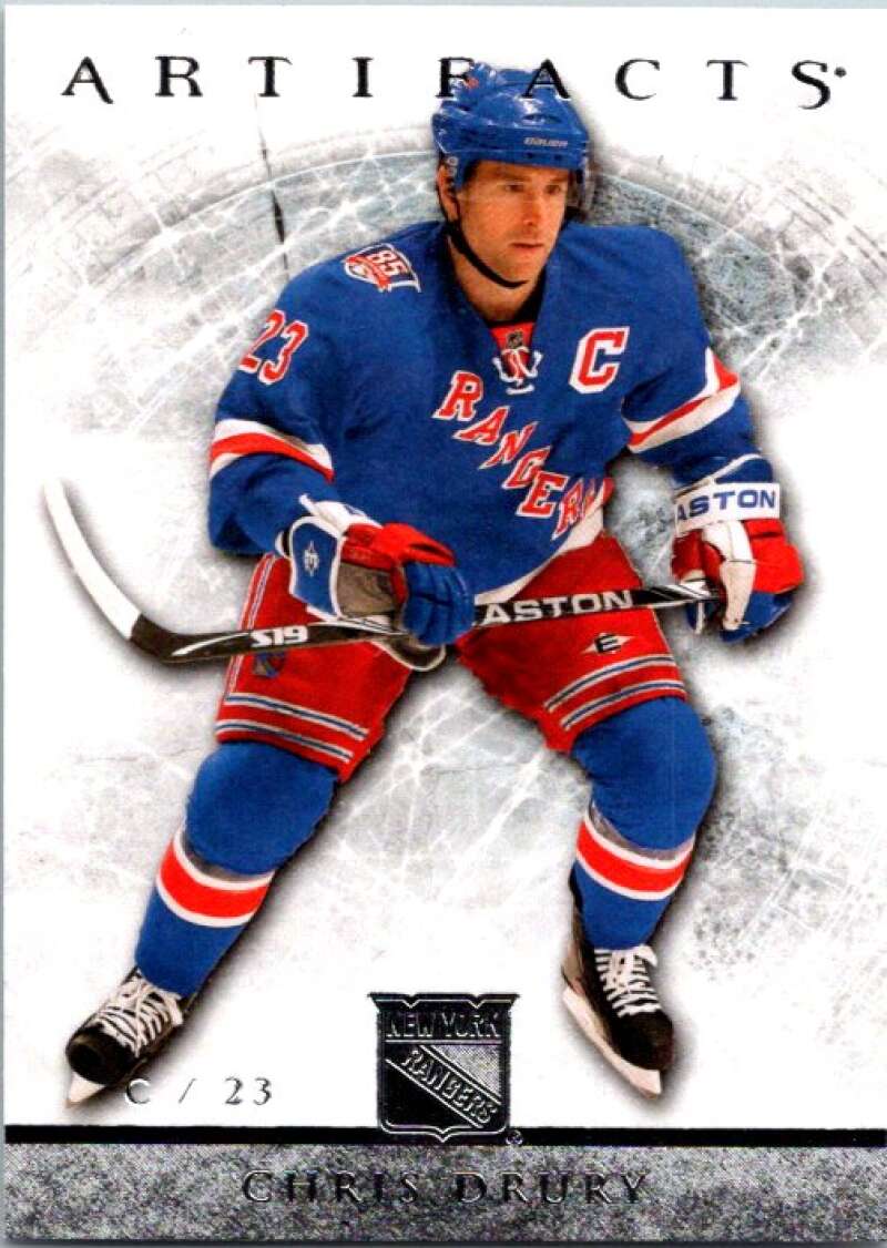 2012-13 Upper Deck Artifacts #10 Chris Drury  New York Rangers  V93557 Image 1