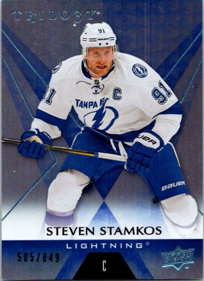 2016-17  Trilogy Blue Rainbow Foil #2 Steven Stamkos  SER/849 Lightning  V93770 Image 1