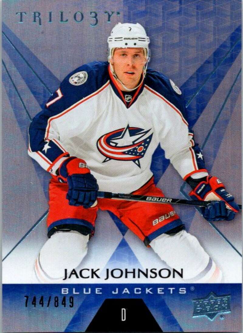 2016-17  Trilogy Blue Rainbow Foil #47 Jack Johnson  SER/849 Columbus  V93791 Image 1