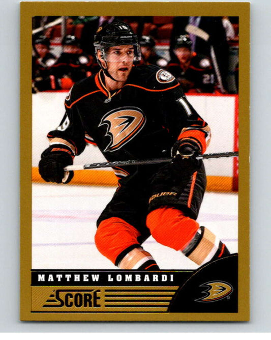2013-14 Panini Score Gold #18 Matthew Lombardi  Anaheim Ducks  V94025 Image 1