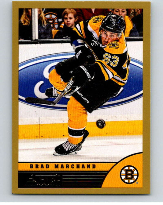 2013-14 Panini Score Gold #23 Brad Marchand  Boston Bruins  V94028 Image 1