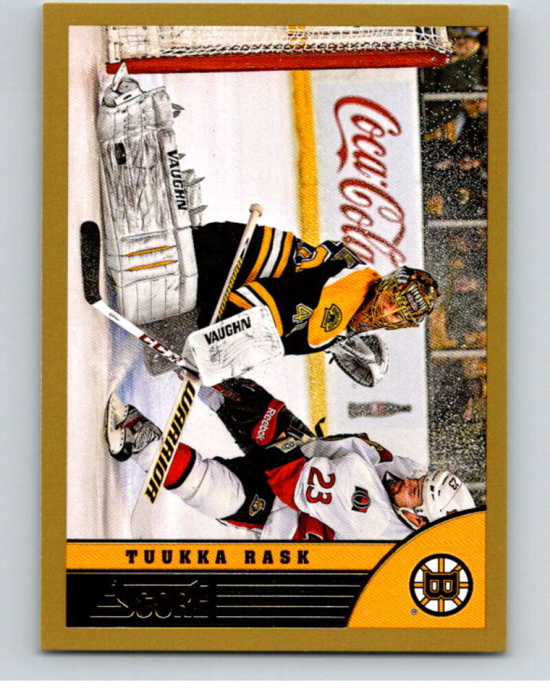 2013-14 Panini Score Gold #24 Tuukka Rask  Boston Bruins  V94029 Image 1