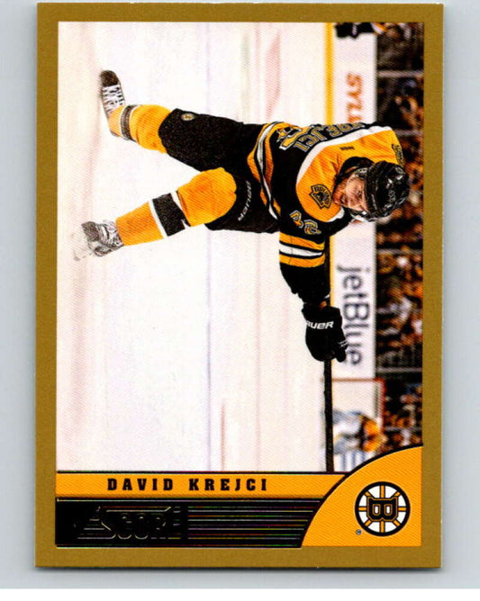 2013-14 Panini Score Gold #26 David Krejci  Boston Bruins  V94034 Image 1