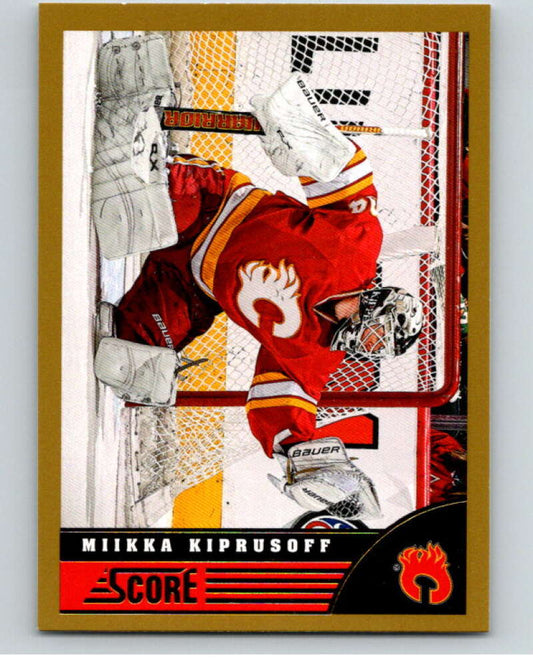2013-14 Panini Score Gold #57 Miikka Kiprusoff  Calgary Flames  V94078 Image 1