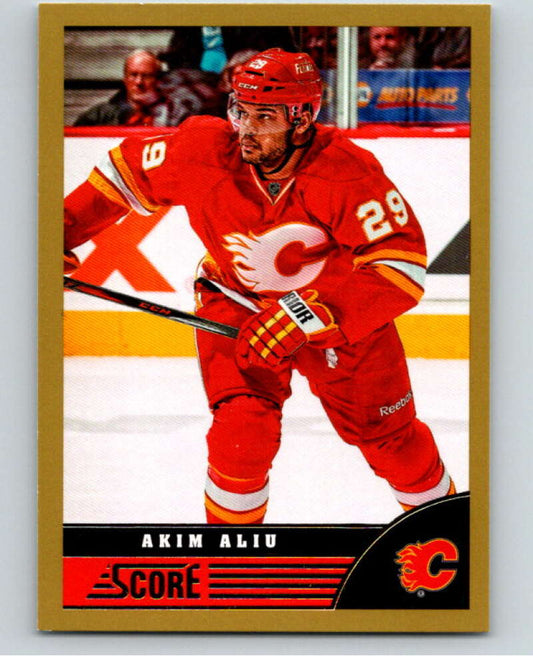 2013-14 Panini Score Gold #60 Akim Aliu  Calgary Flames  V94082 Image 1