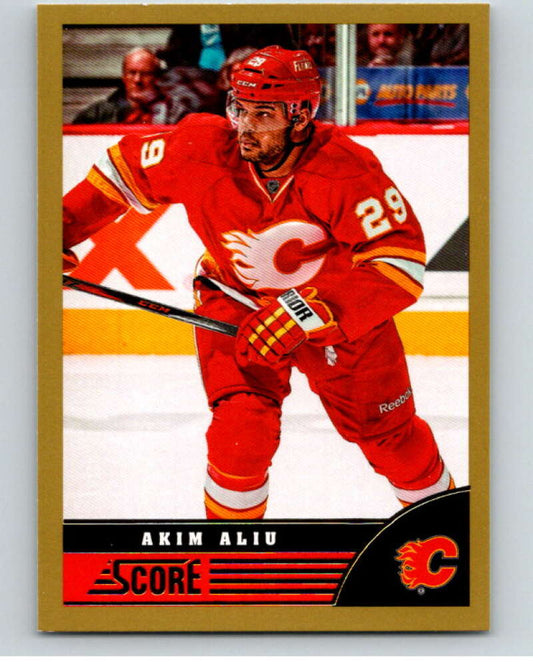 2013-14 Panini Score Gold #60 Akim Aliu  Calgary Flames  V94083 Image 1