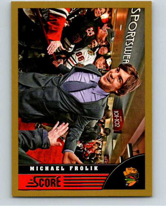 2013-14 Panini Score Gold #99 Michael Frolik  Chicago Blackhawks  V94137 Image 1