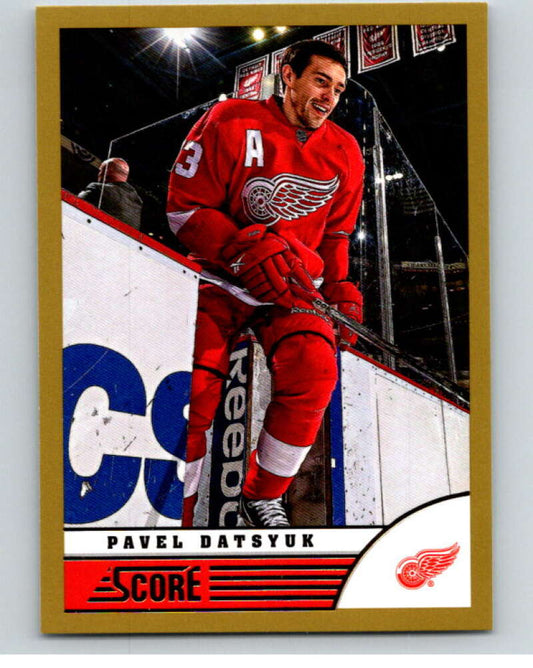 2013-14 Panini Score Gold #163 Pavel Datsyuk  Detroit Red Wings  V94206 Image 1