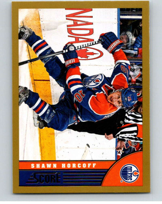 2013-14 Panini Score Gold #185 Shawn Horcoff  Edmonton Oilers  V94221 Image 1