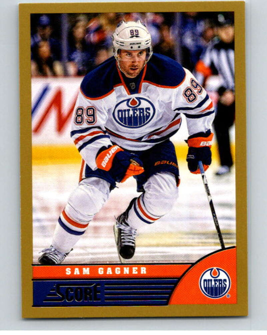 2013-14 Panini Score Gold #186 Sam Gagner  Edmonton Oilers  V94223 Image 1