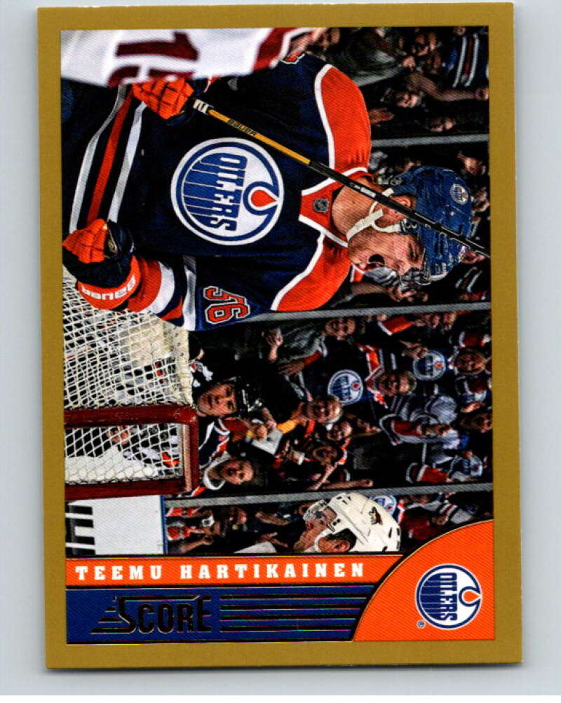 2013-14 Panini Score Gold #197 Teemu Hartikainen  Edmonton Oilers  V94236 Image 1