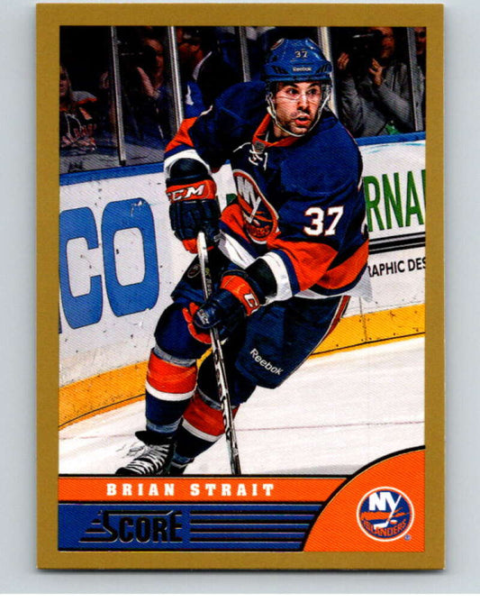 2013-14 Panini Score Gold #322 Brian Strait  New York Islanders  V94307 Image 1
