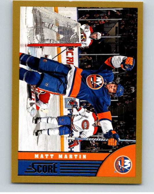 2013-14 Panini Score Gold #323 Matt Martin  New York Islanders  V94309 Image 1