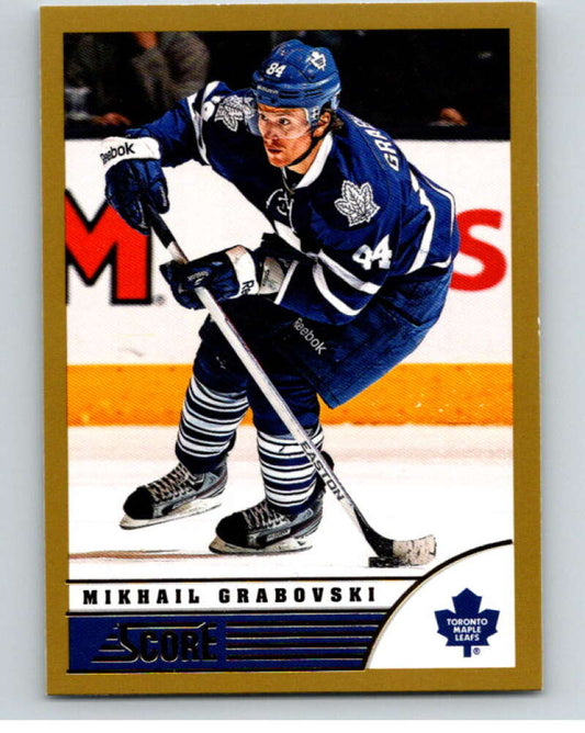 2013-14 Panini Score Gold #481 Mikhail Grabovski  Toronto Maple Leafs  V94359 Image 1