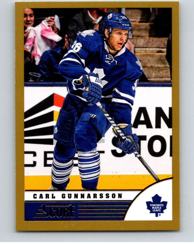 2013-14 Panini Score Gold #482 Carl Gunnarsson  Toronto Maple Leafs  V94361 Image 1