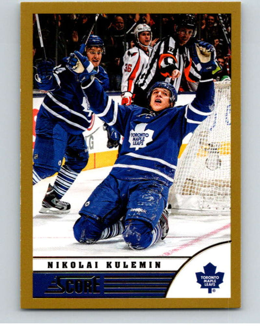 2013-14 Panini Score Gold #483 Nikolai Kulemin  Toronto Maple Leafs  V94363 Image 1