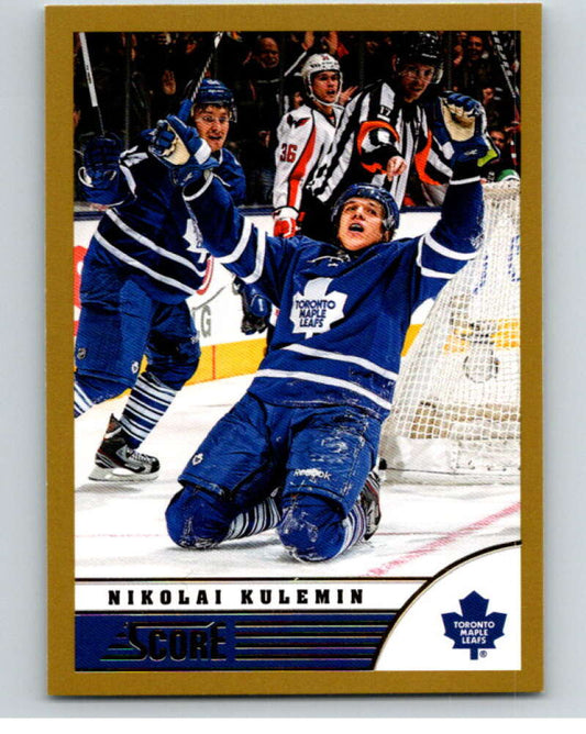 2013-14 Panini Score Gold #483 Nikolai Kulemin  Toronto Maple Leafs  V94364 Image 1