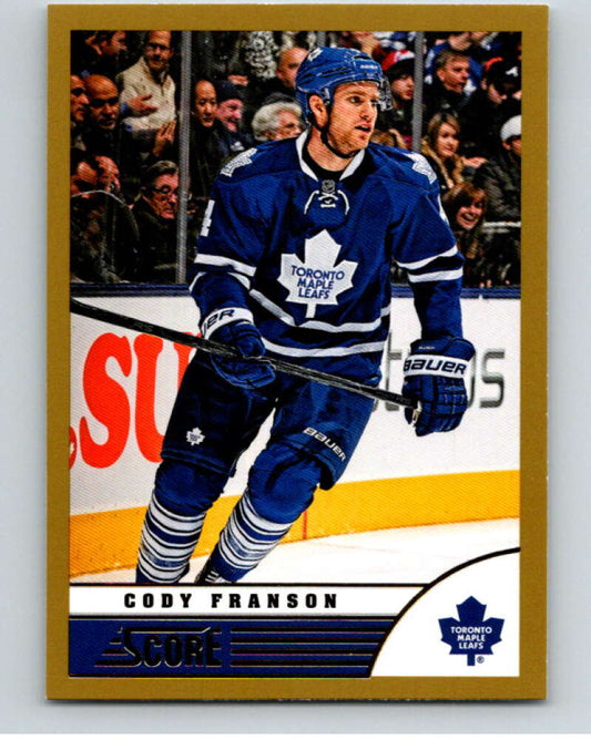 2013-14 Panini Score Gold #492 Cody Franson  Toronto Maple Leafs  V94366 Image 1