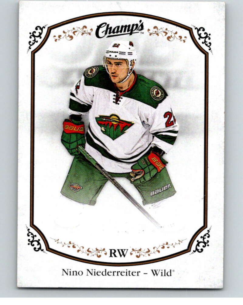 2015-16 Upper Deck Champs #2 Nino Niederreiter  Minnesota Wild  V94459 Image 1