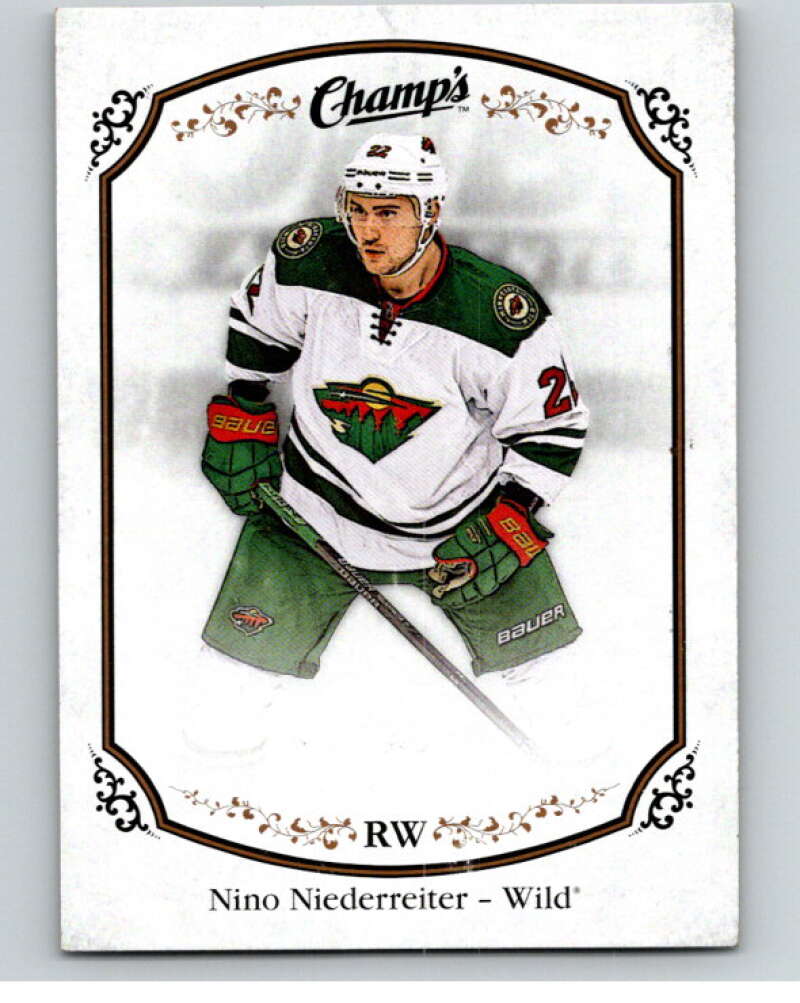 2015-16 Upper Deck Champs #2 Nino Niederreiter  Minnesota Wild  V94460 Image 1