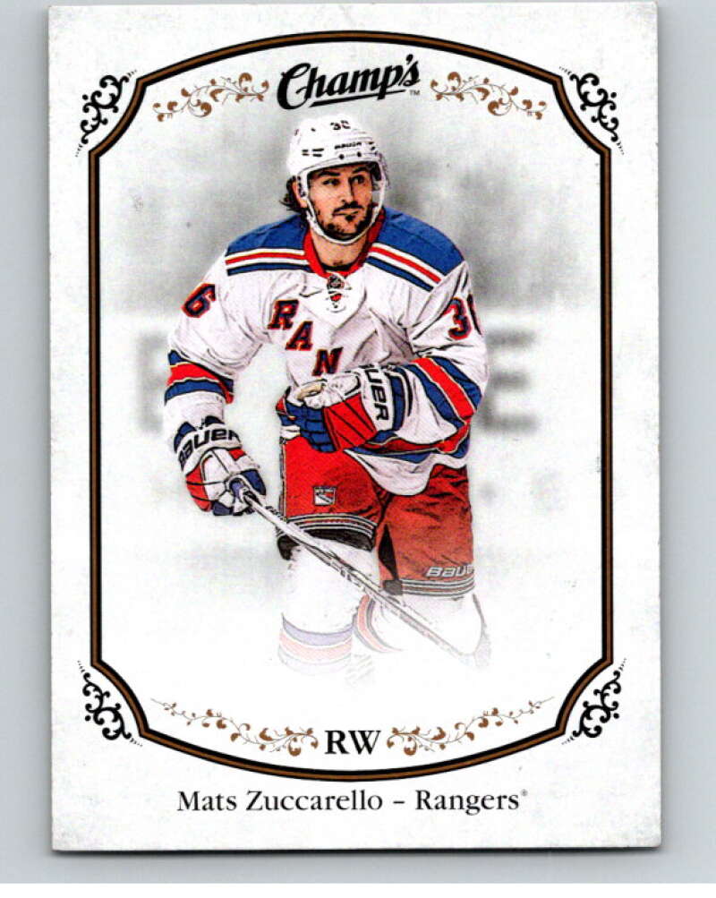 2015-16 Upper Deck Champs #6 Mats Zuccarello  New York Rangers  V94466 Image 1