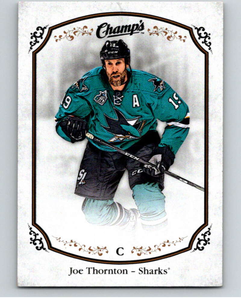 2015-16 Upper Deck Champs #50 Joe Thornton  San Jose Sharks  V94535 Image 1