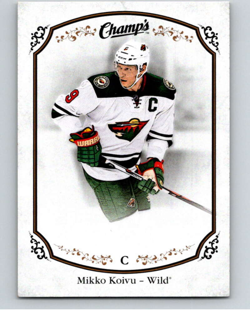 2015-16 Upper Deck Champs #52 Mikko Koivu  Minnesota Wild  V94539 Image 1